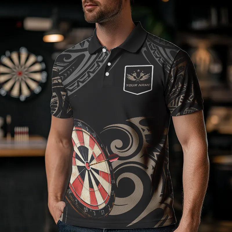 Personalized Black tribal pattern Darts Custom Retro Team Darts NQS9551