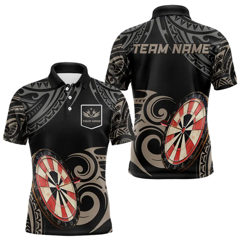 Personalized Black tribal pattern Darts Custom Retro Team Darts NQS9551
