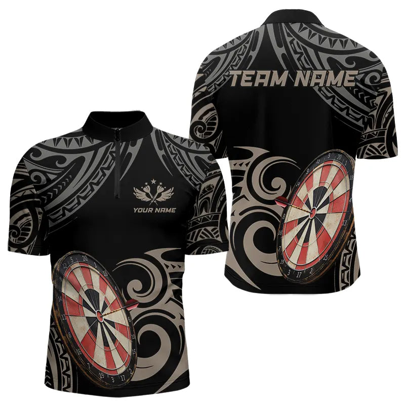 Personalized Black tribal pattern Darts Custom Retro Team Darts NQS9551