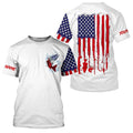 American flag Walleye fishing personalized patriotic UV Protection Fishing for, women, kid NQS5483