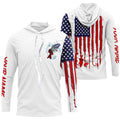 American flag Redfish fishing personalized patriotic UV Protection Fishing for, women, kid NQS5484
