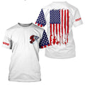American flag Crappie fishing personalized patriotic UV Protection Fishing for, women, kid NQS5485