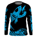 Fish skeleton reaper blue black Custom name fishing | - NQS6619