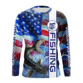 American flag Catfish lightning Long Sleeve Fishing custom Patriotic Catfish fishing NQS9560