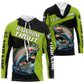Black Green Rainbow Trout fishing Custom Long Sleeve Tournament Fishing, Trout Fishing NQS7659