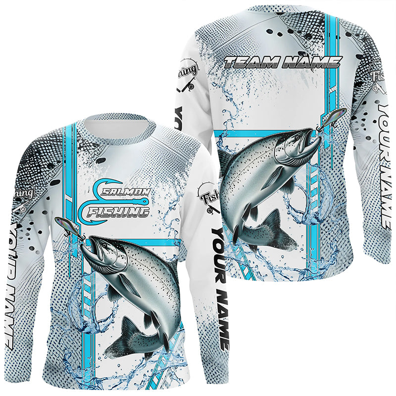 Chinook Salmon fishing scales custom Salmon fishing team, Salmon fishing apparel NQS8746