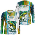 Mahi Mahi fishing green scales custom Mahi mahi fishing team, Dorado fishing apparel NQS8747
