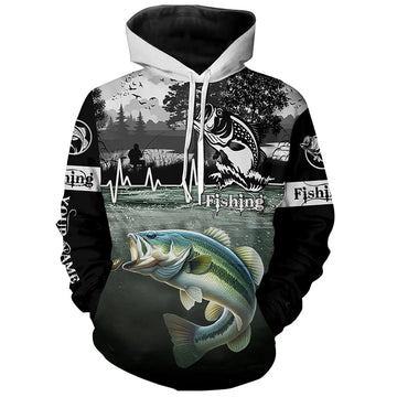 Largemouth Bass Customize Name 3D All Over Printed Personalized Fishing gift NQS627