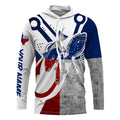 Texas inshore Slam Redfish, Trout, Flounder Custom name Texas fish hook Flag Long sleeve Fishing NQS4182