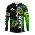 Bluegill fishing green camo Custom Long Sleeve Fishing, fishing gifts, women, kid NQS5807