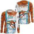Redfish fishing scales custom Red Drum fishing team, Redfish fishing apparel NQS9016