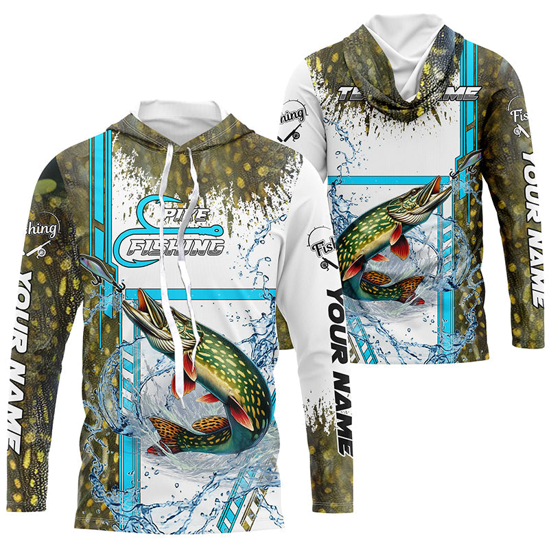 Northern Pike fishing scales custom Pike fishing team, Northern Pike fishing apparel NQS9019