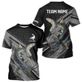 Personalized Black camo Catfish Fishing, Catfish Long Sleeve Fishing Tournament NQS9750