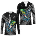 Personalized Black camo Mahi-mahi, Wahoo, Tuna Offshore slam Fishing Long Sleeve Fishing NQS9752