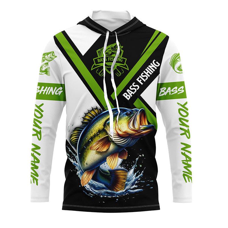 Personalized Bass Fishing, Bass Fishing Long Sleeve Fishing tournament NQS2410