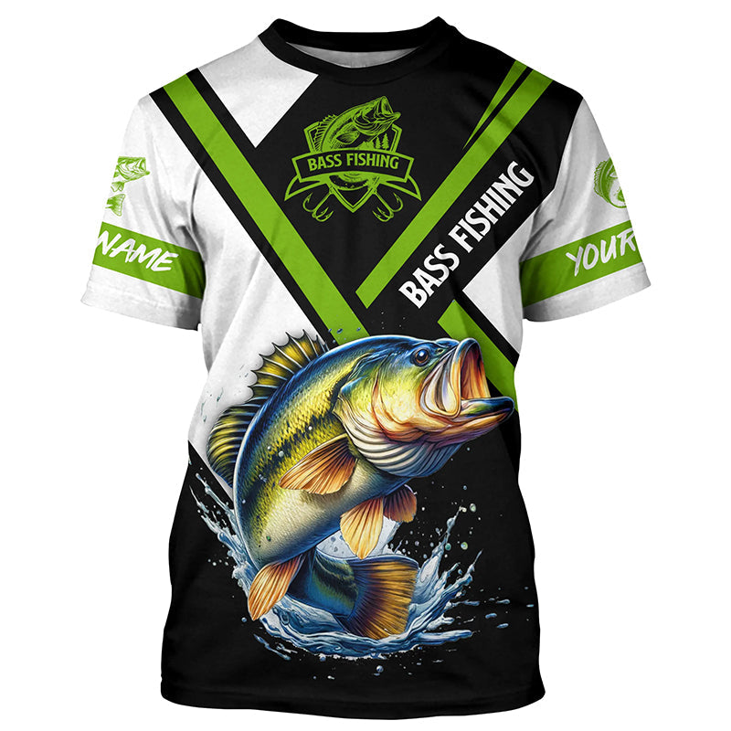 Personalized Bass Fishing, Bass Fishing Long Sleeve Fishing tournament NQS2410
