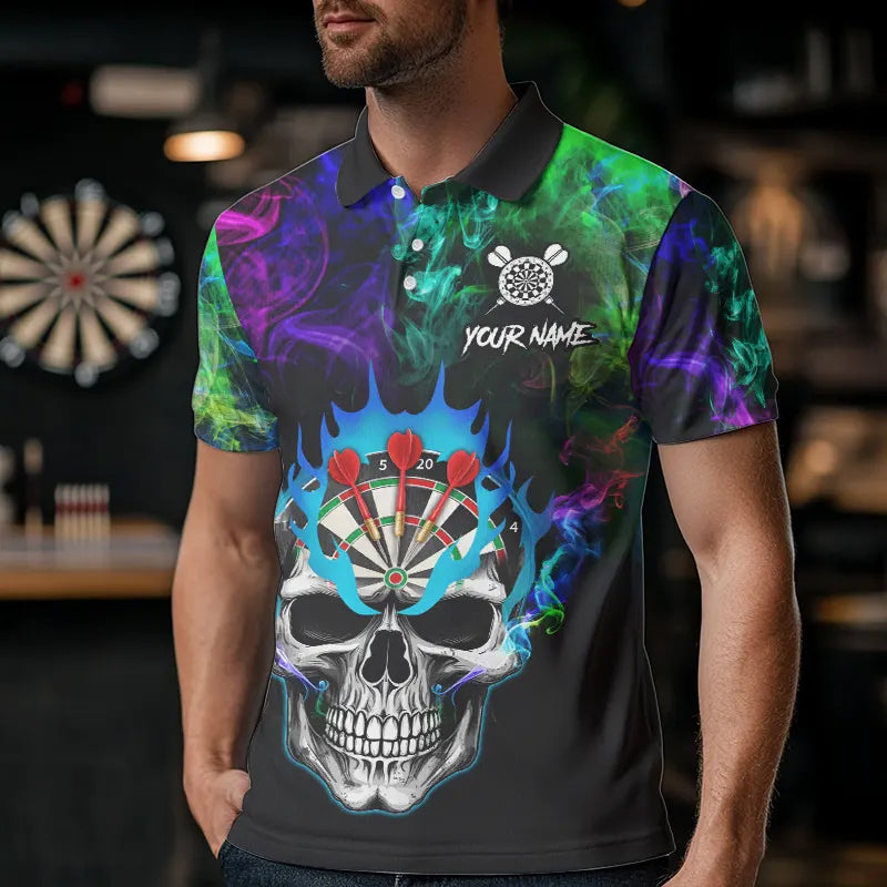 Colorful smoke Skull Darts Custom Team Darts, Best Darts Gift For Player NQS9611