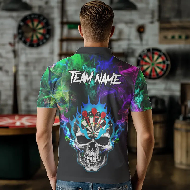 Colorful smoke Skull Darts Custom Team Darts, Best Darts Gift For Player NQS9611