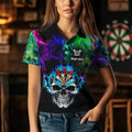 Colorful smoke Skull Darts Custom Team Darts, Best Darts Gift For Player NQS9611