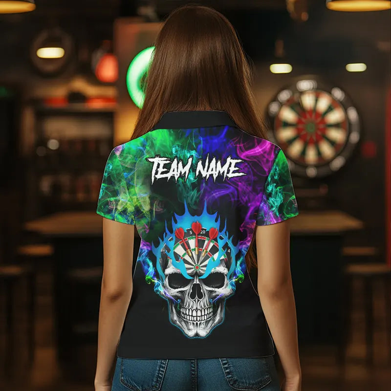 Colorful smoke Skull Darts Custom Team Darts, Best Darts Gift For Player NQS9611