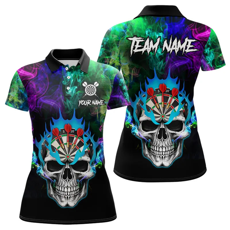 Colorful smoke Skull Darts Custom Team Darts, Best Darts Gift For Player NQS9611