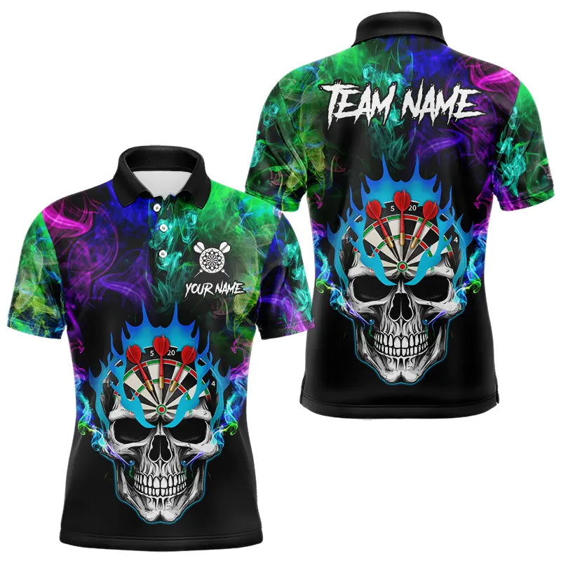 Colorful smoke Skull Darts Custom Team Darts, Best Darts Gift For Player NQS9611