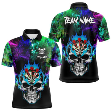 Colorful smoke Skull Darts Custom Team Darts, Best Darts Gift For Player NQS9611