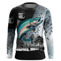 Chinook Salmon ( King salmon) Fishing scale Customize name performance long sleeves fishing NQS909