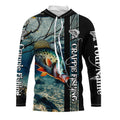 Crappie Fishing Custom performance long sleeves fishing, Team crappie fishing NQS642