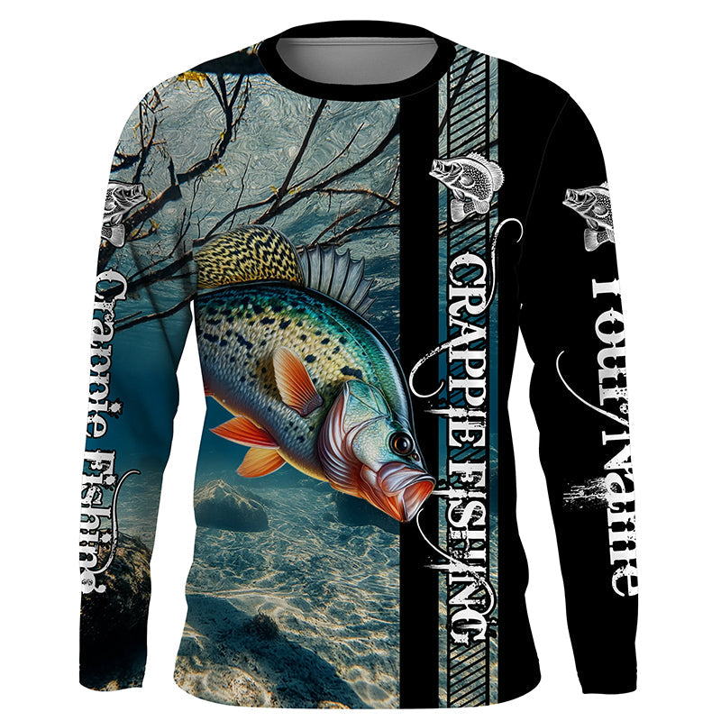 Crappie Fishing Custom performance long sleeves fishing, Team crappie fishing NQS642