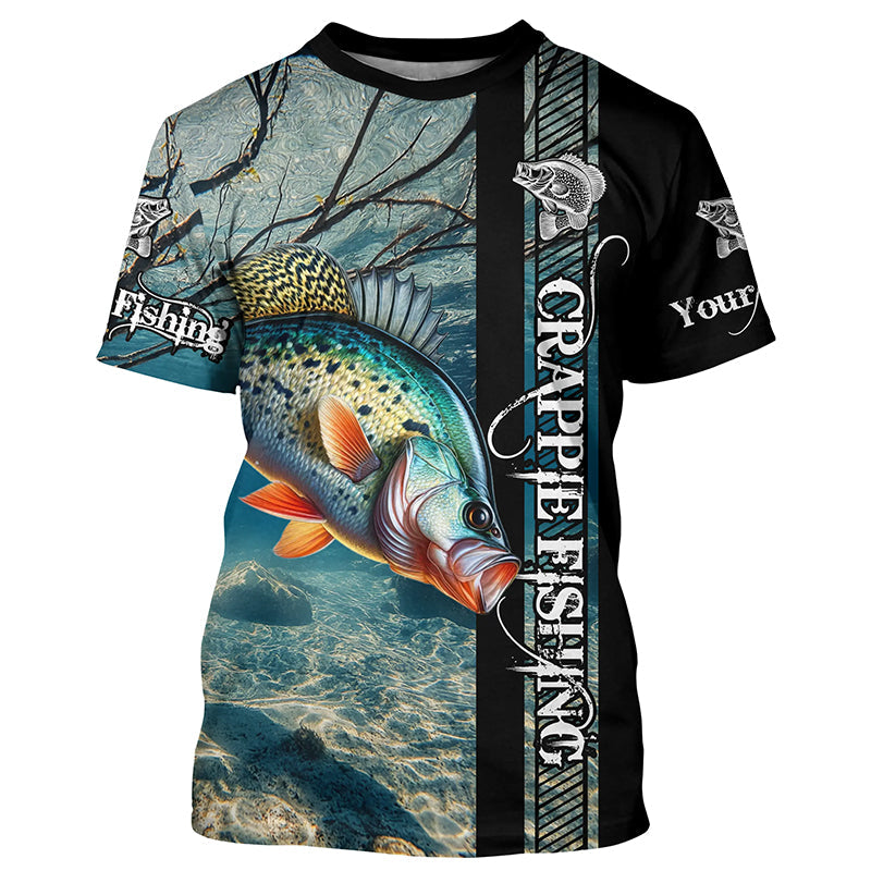 Crappie Fishing Custom performance long sleeves fishing, Team crappie fishing NQS642