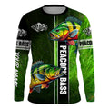Peacock bass fishing green Custom Long Sleeve Fishing, fishing gifts, women, kid NQS4804