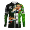 Redfish puppy drum Fishing green Customize Long Sleeve Fishing, fishing gifts for Fisherman NQS1727