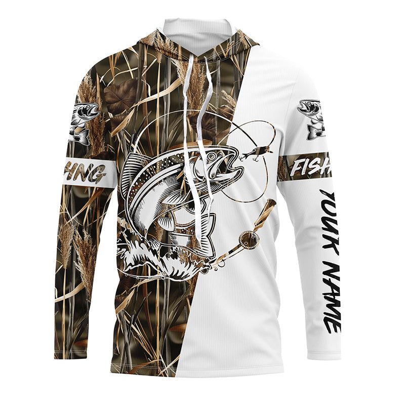 Steelhead trout Fishing tattoo custom performance fishing UV protection NQS647