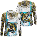 Walleye fishing scales custom Walleye fishing team, Walleye fishing apparel NQS8604