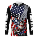 American Flag Bass Fishing Custom patriotic performance Fishing Bass fishing NQS9111