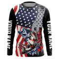 American Flag Bass Fishing Custom patriotic performance Fishing Bass fishing NQS9111