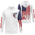 American flag Tuna fishing personalized patriotic UV Protection saltwater Tuna Fishing NQS5624