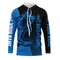 Largemouth Bass fishing UV protection Custom long sleeve fishing, Blue Bass tournament NQS5138