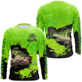 Personalized Bass fishing Performance long sleeve Fishing, Bass fishing | Green NQS5871