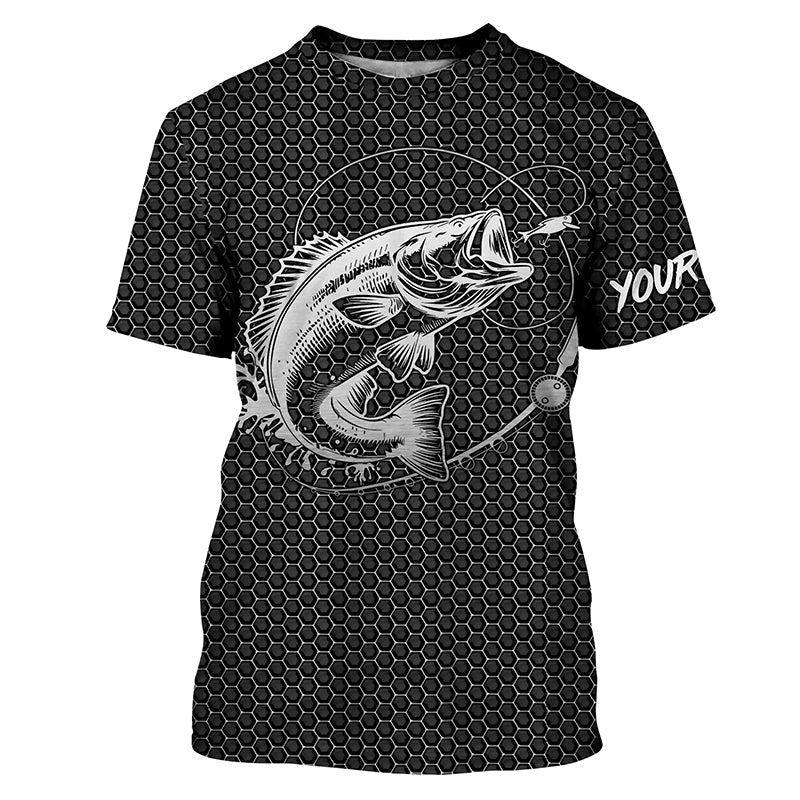 Largemouth bass fishing Custom name fishing, Bass fishing with hood NQS3152