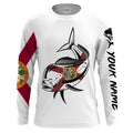 Mahi mahi Fishing Florida Flag patriotic Customize long sleeves fishing NQS2247