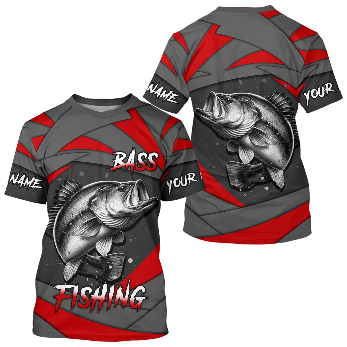 Largemouth Bass Fishing Custom name Bass Fishing for Team, personalized fishing gifts NQS7840