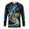 Walleye fishing blue water Custom performance long sleeve fishing, Walleye fishing NQS9093