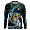 Walleye fishing blue water Custom performance long sleeve fishing, Walleye fishing NQS9093