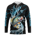Crappie fishing blue water Custom performance long sleeve fishing, Crappie fishing NQS9094