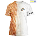 Personalized Red Scales Performance Redfish Fishing, custom Redfish fishing tournament