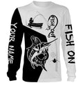 Marlin Fish On Custome Name 3D All Over Printed For Adult And Kid Personalized Fishing gift NQS358