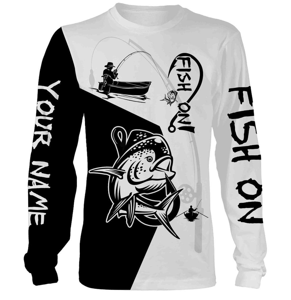 Mahi Mahi Fish On Custome Name 3D All Over Printed For Adult And Kid Personalized Fishing gift NQS359
