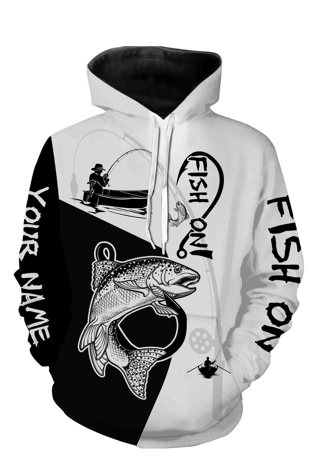 Rainbow Trout Fish On Custome Name 3D All Over Printed For Adult And Kid Personalized Fishing gift NQS361